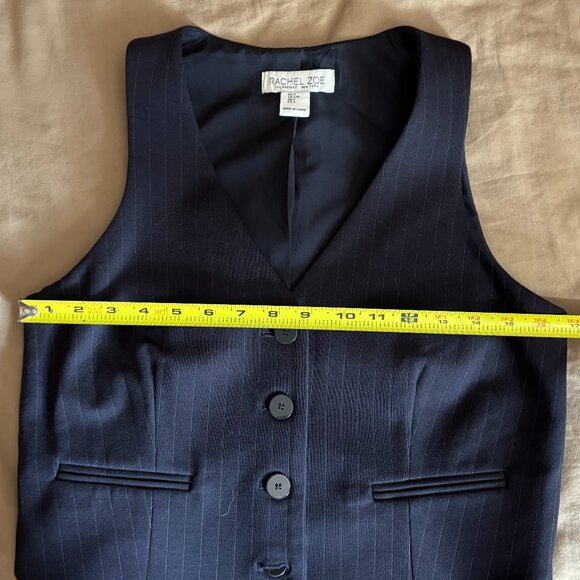 Rachel Zoe Pinstripe Vest - Picture 8 of 8